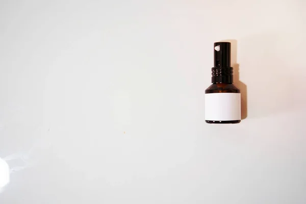 Kosmetisk Lotion Pump Behållare Vit — Stockfoto