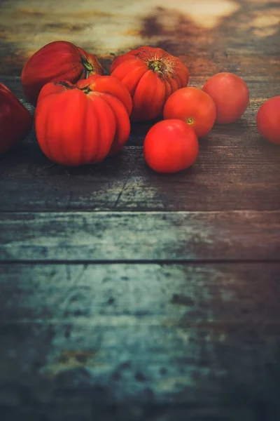 Rote Tomaten Obst Gemüse Lebensmittel Kürbis — Stockfoto