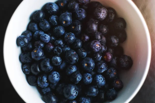 Arándanos Frutas Alimentos Saludable Tazón —  Fotos de Stock
