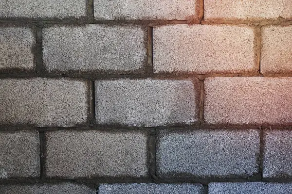 Textur Ziegel Und Blockmauerwände Mit Putz — Stockfoto
