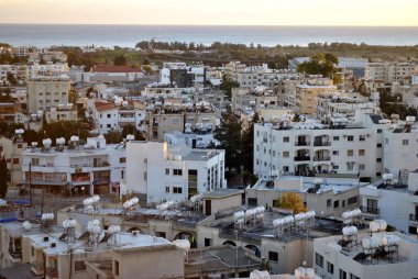 Roofs of the local buildings in Cyprus 