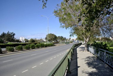 Road in Cyprus island
