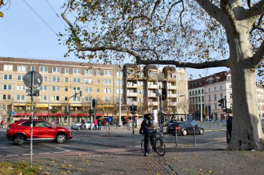 Street in Dresden, Almanya
