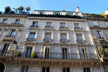 The exterior of a residential building in Paris