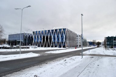 View of modern architecture in the city of Tallinn in Estonia
