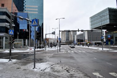 Şehirdeki trafik ışıkları