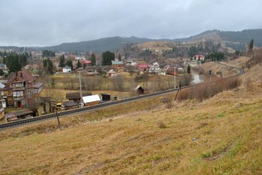 Ukrayna 'da bir kadın heykeli