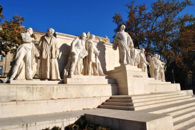 monument to the people in Budapest