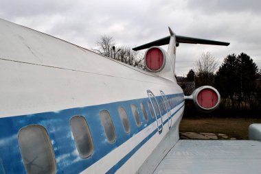 Müzedeki eski uçak.