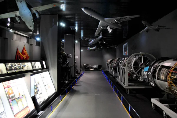 Interior Museu Aviação — Fotografia de Stock