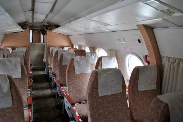 stock image interior of a soviet jet airplane