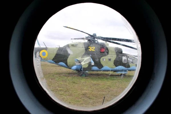 Вид Вертолет Окна — стоковое фото
