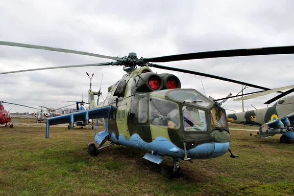 Helicóptero Museu — Fotografia de Stock
