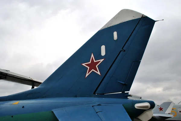 Militair Gevechtsvliegtuig Verhaal — Stockfoto