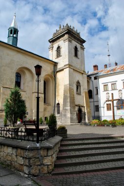 Lviv şehrindeki eski kilise.