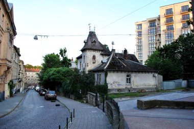 Ukrayna 'daki Lviv şehrinin manzarası