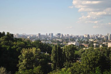 Kyiv şehrinin manzarası