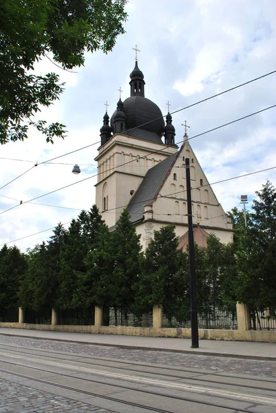 乌克兰利沃夫的教堂 — 图库照片