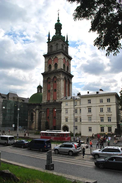 Стара Вежа Львові — стокове фото