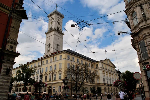 Blick Auf Die Stadt Lviv — Stockfoto