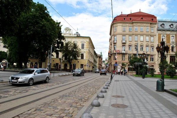Der Blick Auf Die Stadt Lviv — Stockfoto