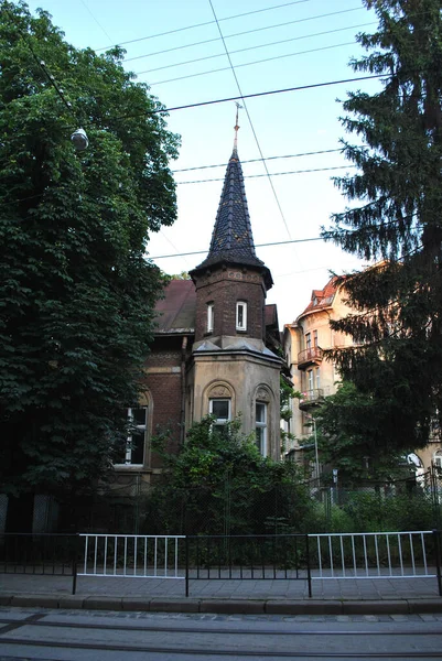 利沃夫的一座老房子 — 图库照片