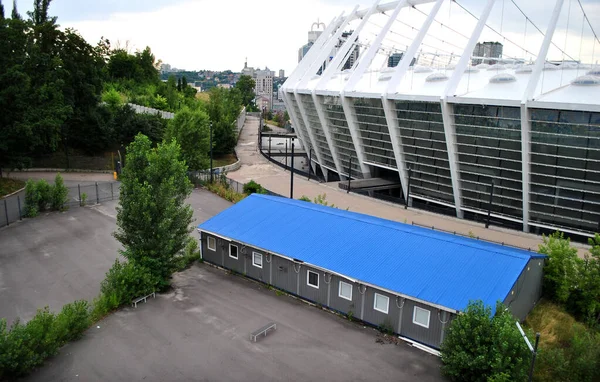Modern Stadium Blue Sky — Stock Photo, Image
