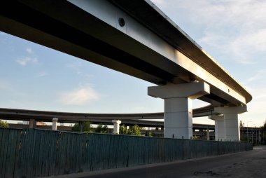 Kyiv 'deki köprünün görüntüsü