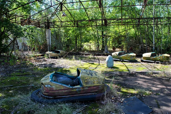 Verlaten Pretpark Chornobyl — Stockfoto