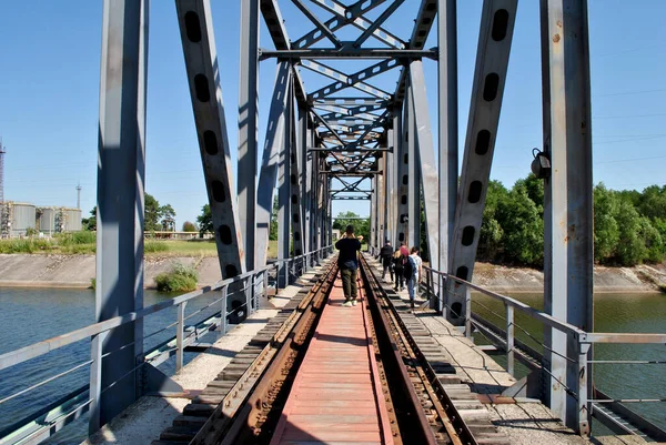 Puente Sobre Río — Foto de Stock