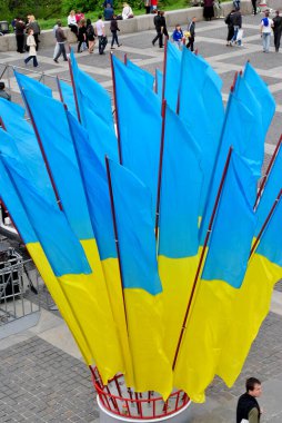 Rüzgar Ukrayna bayrağı