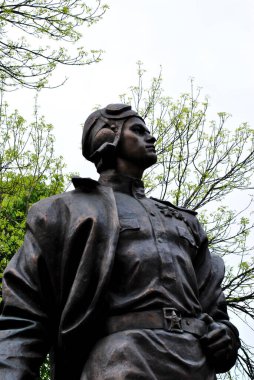 Sovyet askeri pilotu, Kyiv 'deki anıt