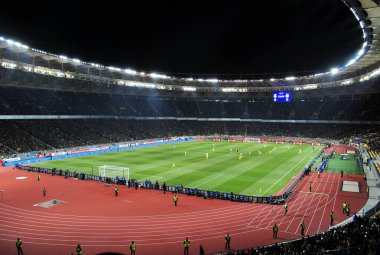 Ukrayna, Kyiv 'de futbol maçı