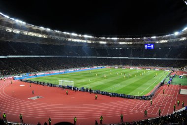 Ukrayna 'nın başkenti Kyiv' deki Olympiyskiy Futbol Stadyumu, 2011