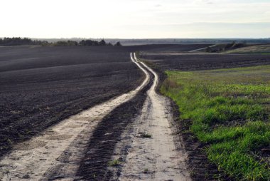 Uzağa giden bir yol.