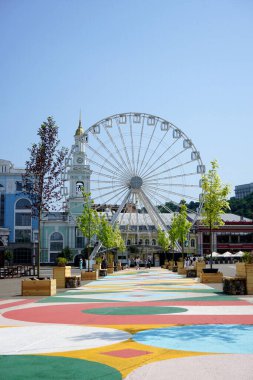 Ukrayna, Kyiv 'de bir yürüyüş alanı          