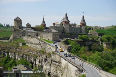 Kalenin eski kasabasındaki şehir manzarası