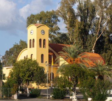 Yunanistan 'ın Girit adasındaki tipik kilise