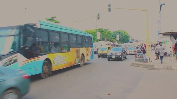 Νοεμβρίου 2022 Λάγος Νιγηρία 30Fps Πλάνα Από Λεωφορείο Της Πόλης — Αρχείο Βίντεο