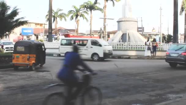 Novembro 2023 Uyo Plaza Roundabout Estado Uyo Akwa Ibom — Vídeo de Stock