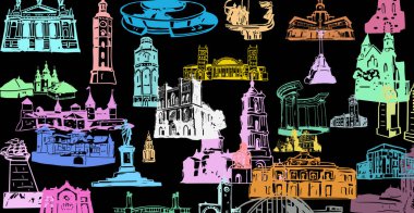 Ukrayna şehirleri ve Mimari Simgeleri. Ukrayna Mimarisinden canlı Motifler