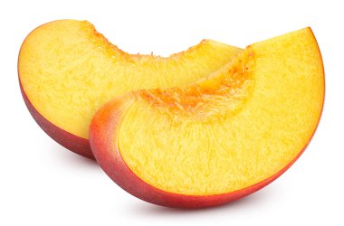 clipping path, half, cut, fruit, full depth, peaches, isolated, white background, chunk, section, isolate, white, slice, peach slice, segment, peach isolate, peach isolated, ripe, set, raw, collection, sliced, piece, background, fresh, peach sliced