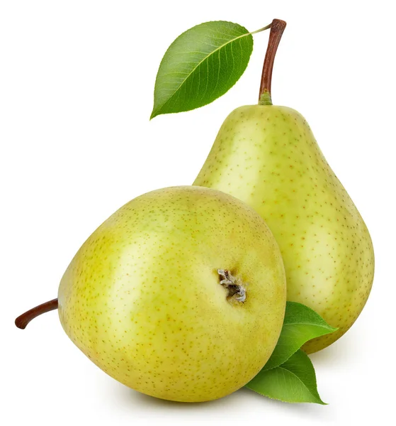 Pear Clipping Path Pear Isolated White Background Pear Studio Macro — Stock Photo, Image
