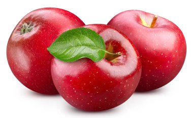 Yaprak yalıtımlı elma meyvesi. Kırmızı elma ve yarısı beyaza. Elma toplama yolu. Üst Düzey Erişim.