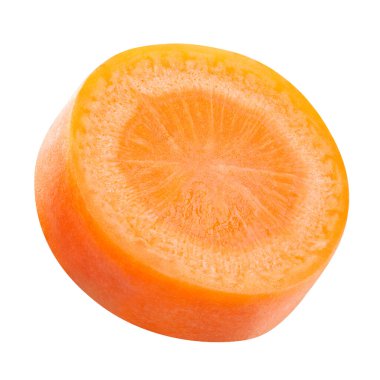 Beyaz arkaplanda havuç izole