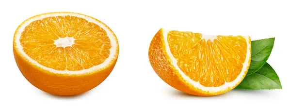 Orange Isolated White Background Clipping Path Collection Orange Clipping Path — Stock Photo, Image