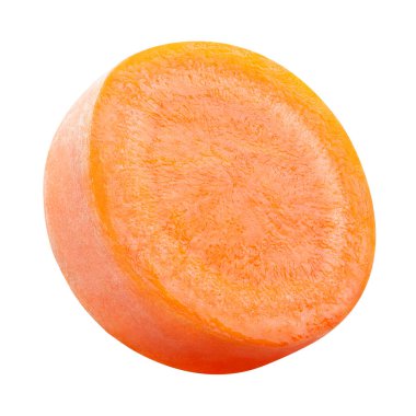 Beyaz arkaplanda havuç izole