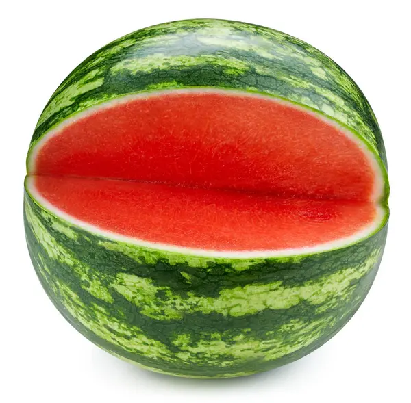 Watermelon Isolated White Background Watermelon Fruit Clipping Path Watermelon Quality — Stock Photo, Image