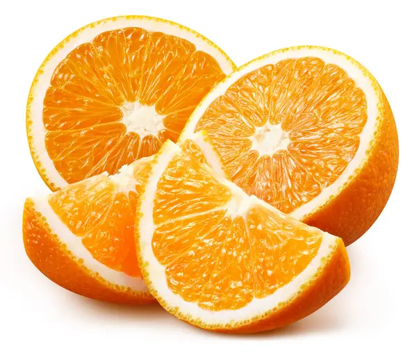 Owoce Pomarańczy Pomarańcza Odizolowana Białym Tle Ścieżka Wycinania Pomarańczy — Zdjęcie stockowe