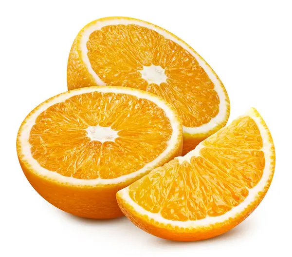Pomarańczowy Owoc Odizolowany Białym Tle Ścieżka Obcinania Pomarańczowa — Zdjęcie stockowe
